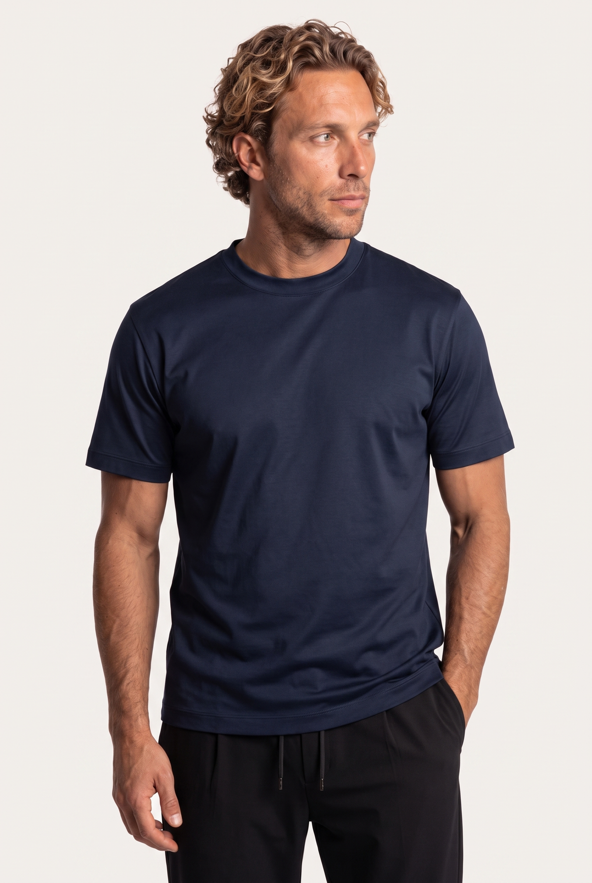 Navy Imperial Tee