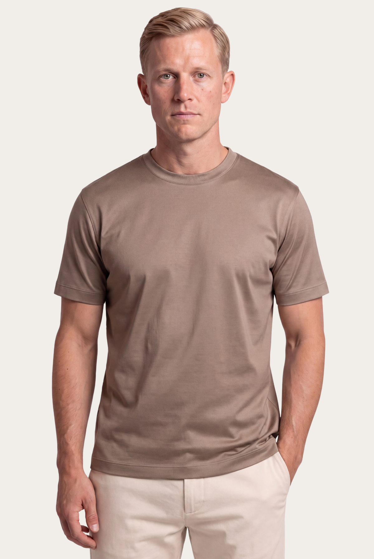 Taupe Imperial Tee