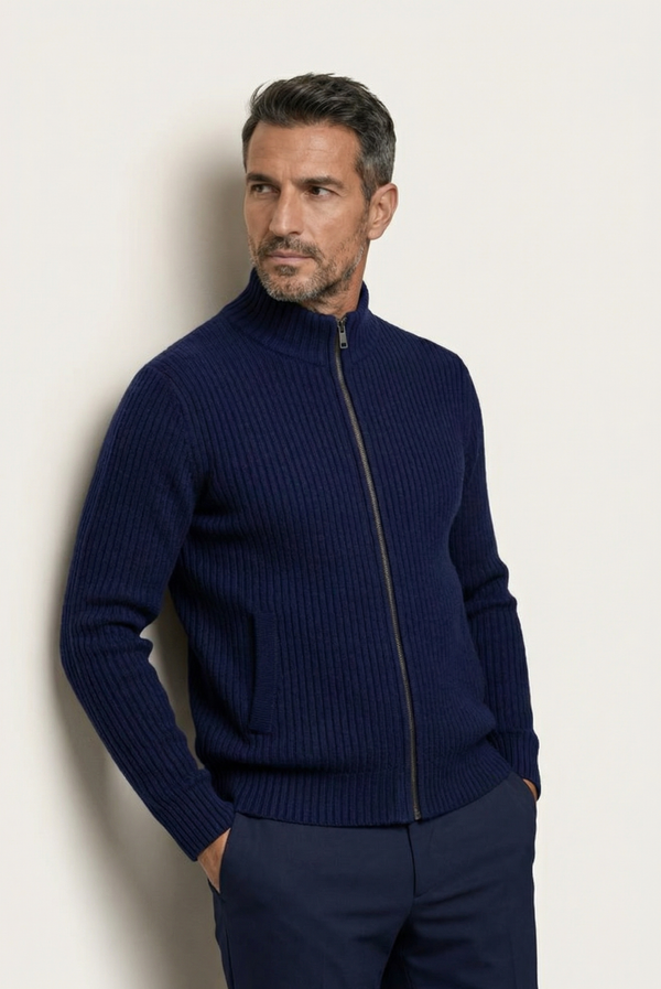 Navy Blue Donati Cardigan