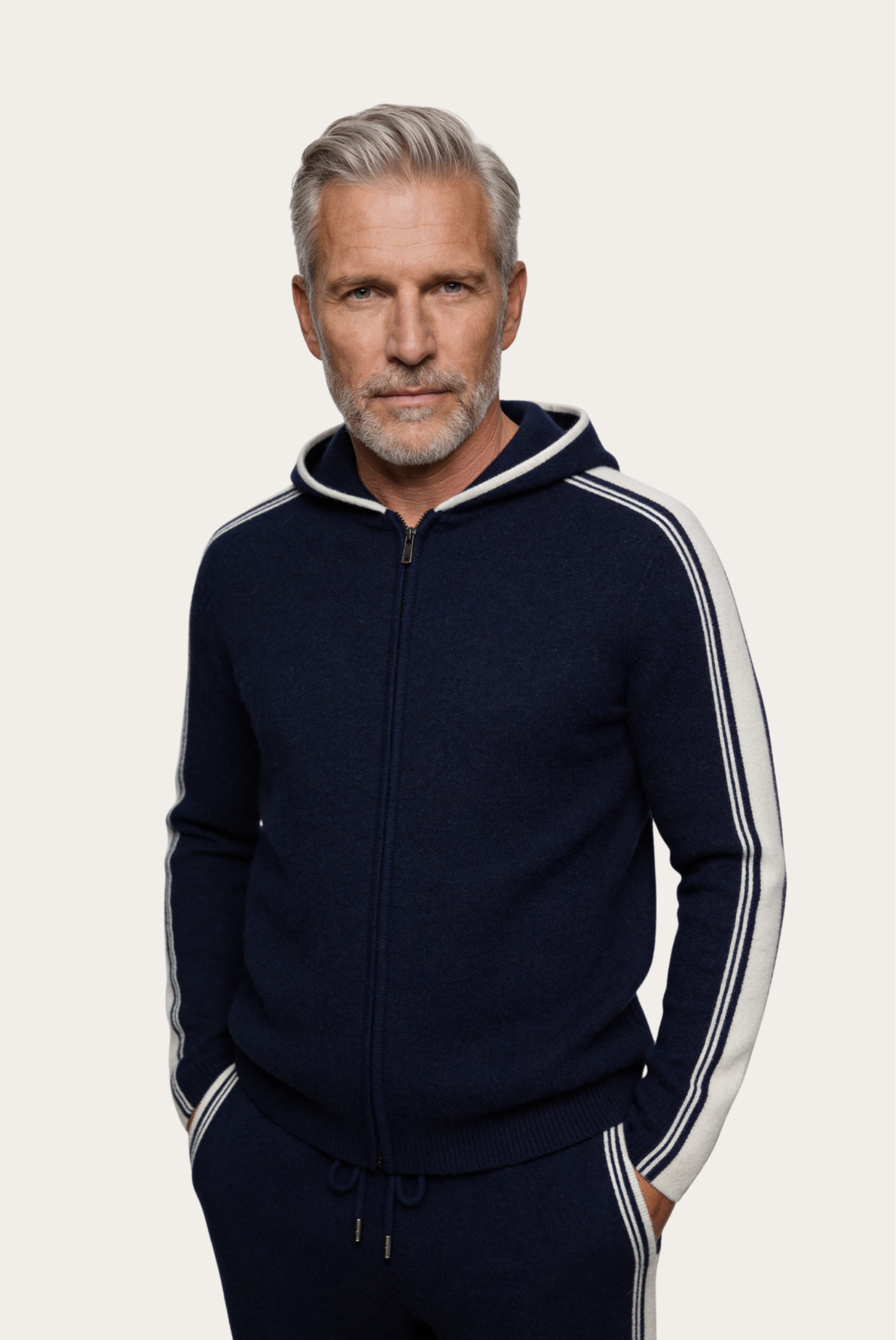 Navy Blue Merino Set