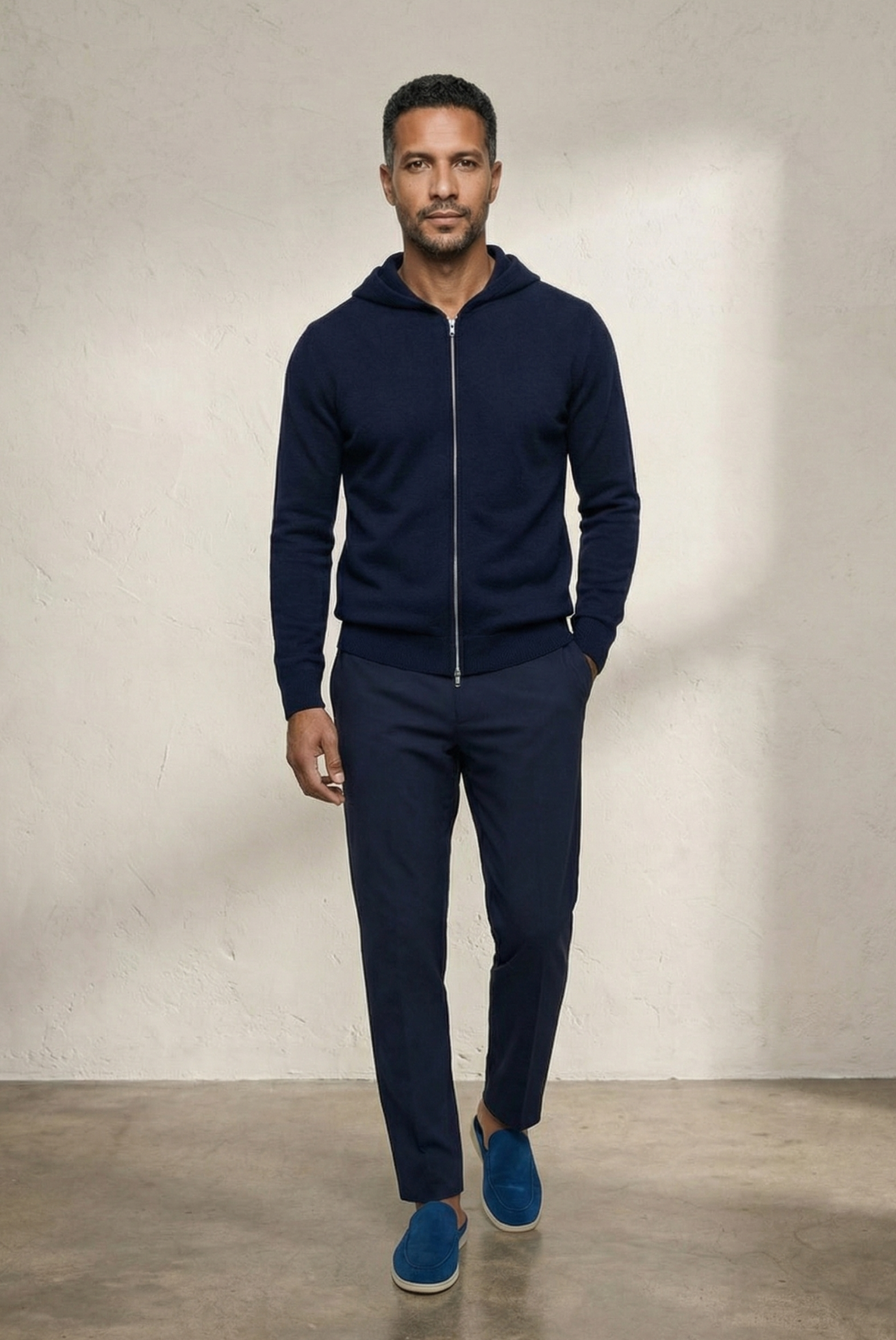Navy Blue Premium Cashmere Vest