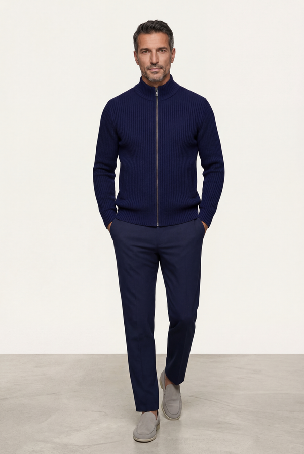Navy Blue Donati Cardigan