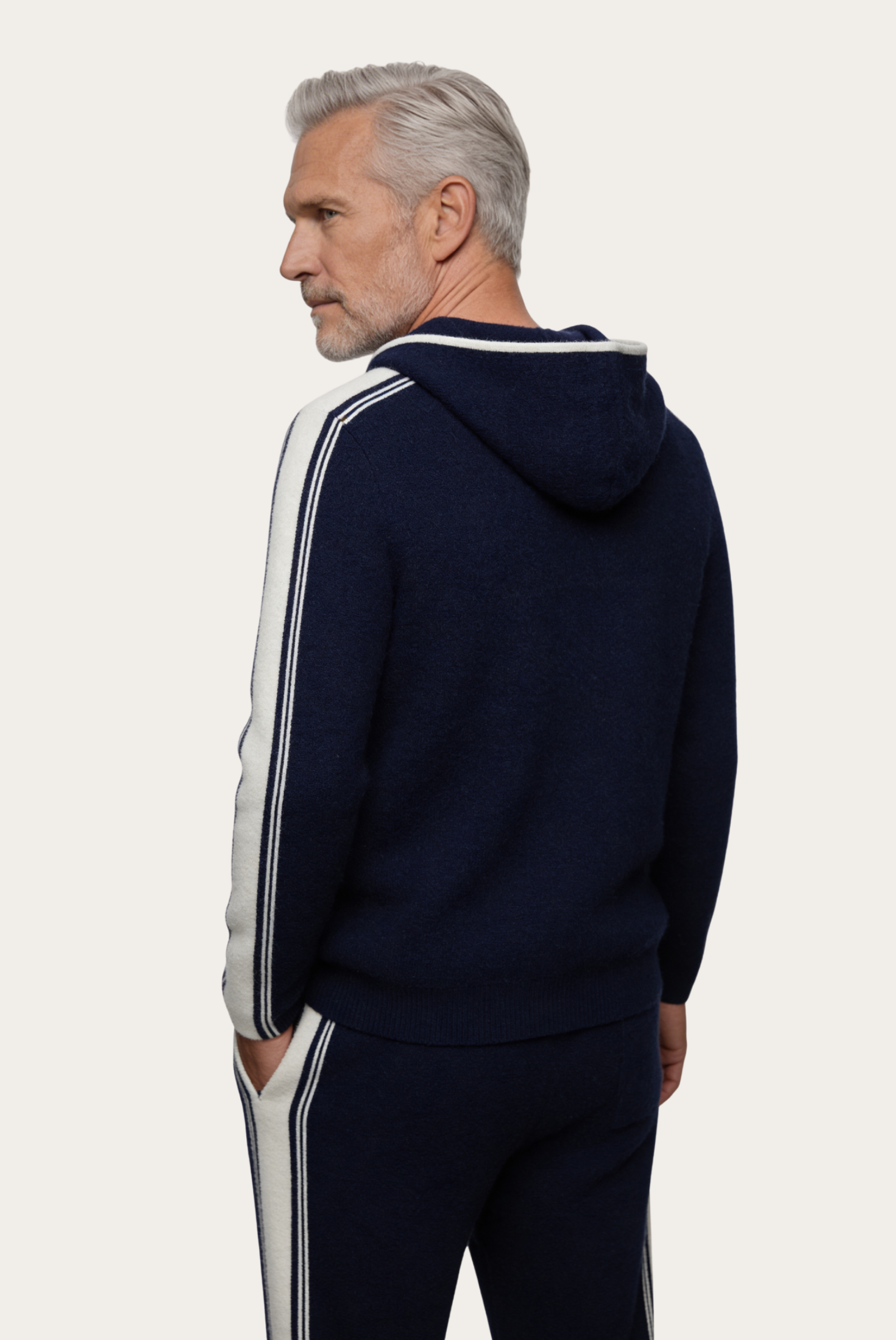 Navy Blue Merino Set