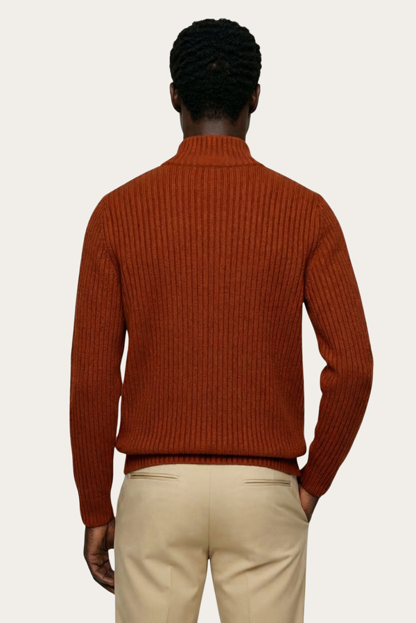 Red Donati Cardigan