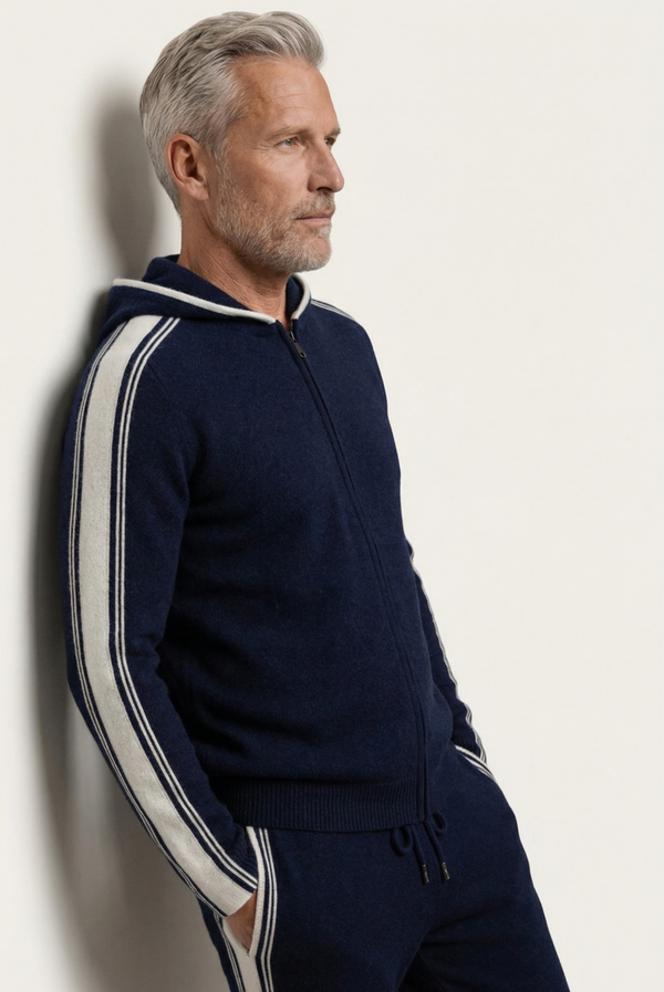Navy Blue Merino Set