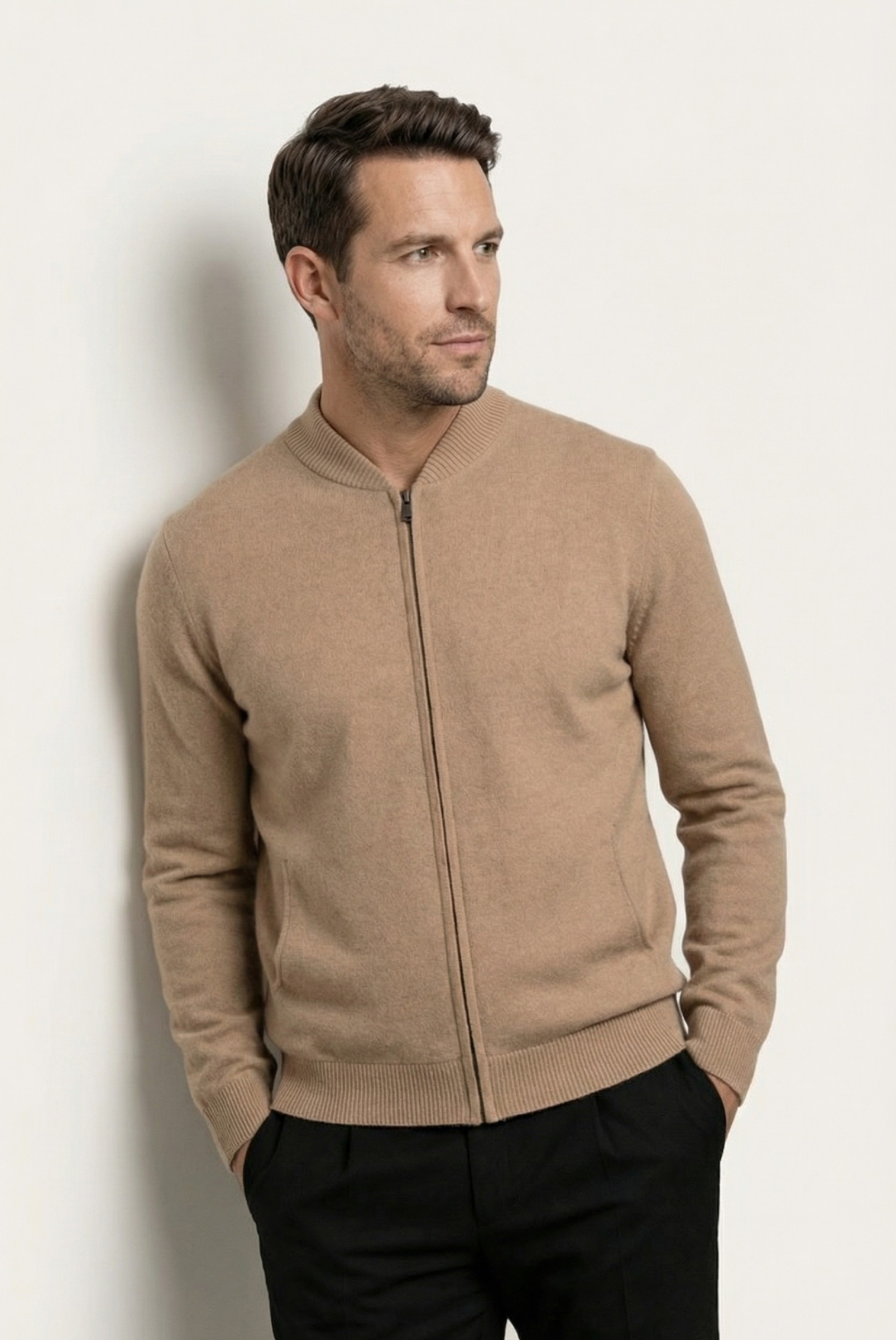 Camel Cashmere Jumper
