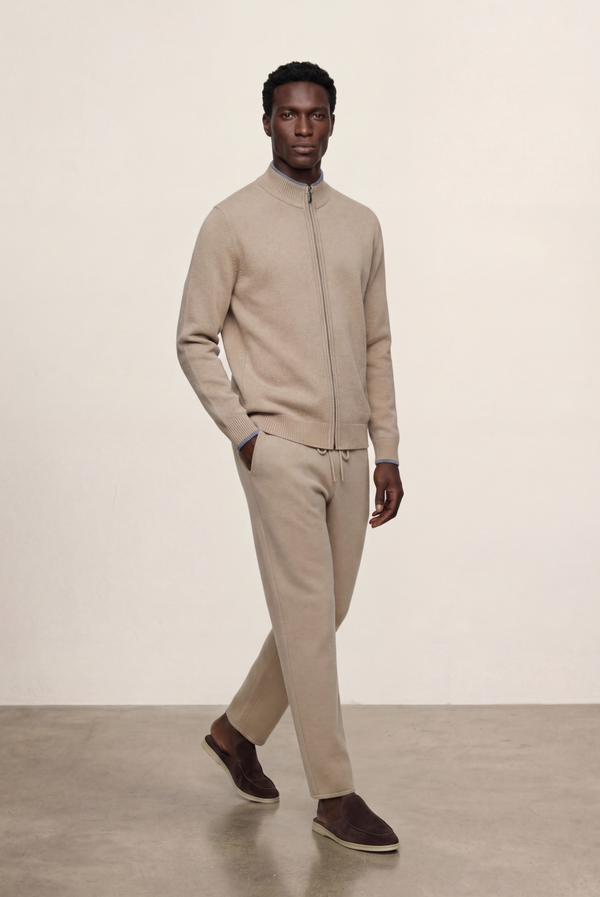 Beige Merino Nocturne Set
