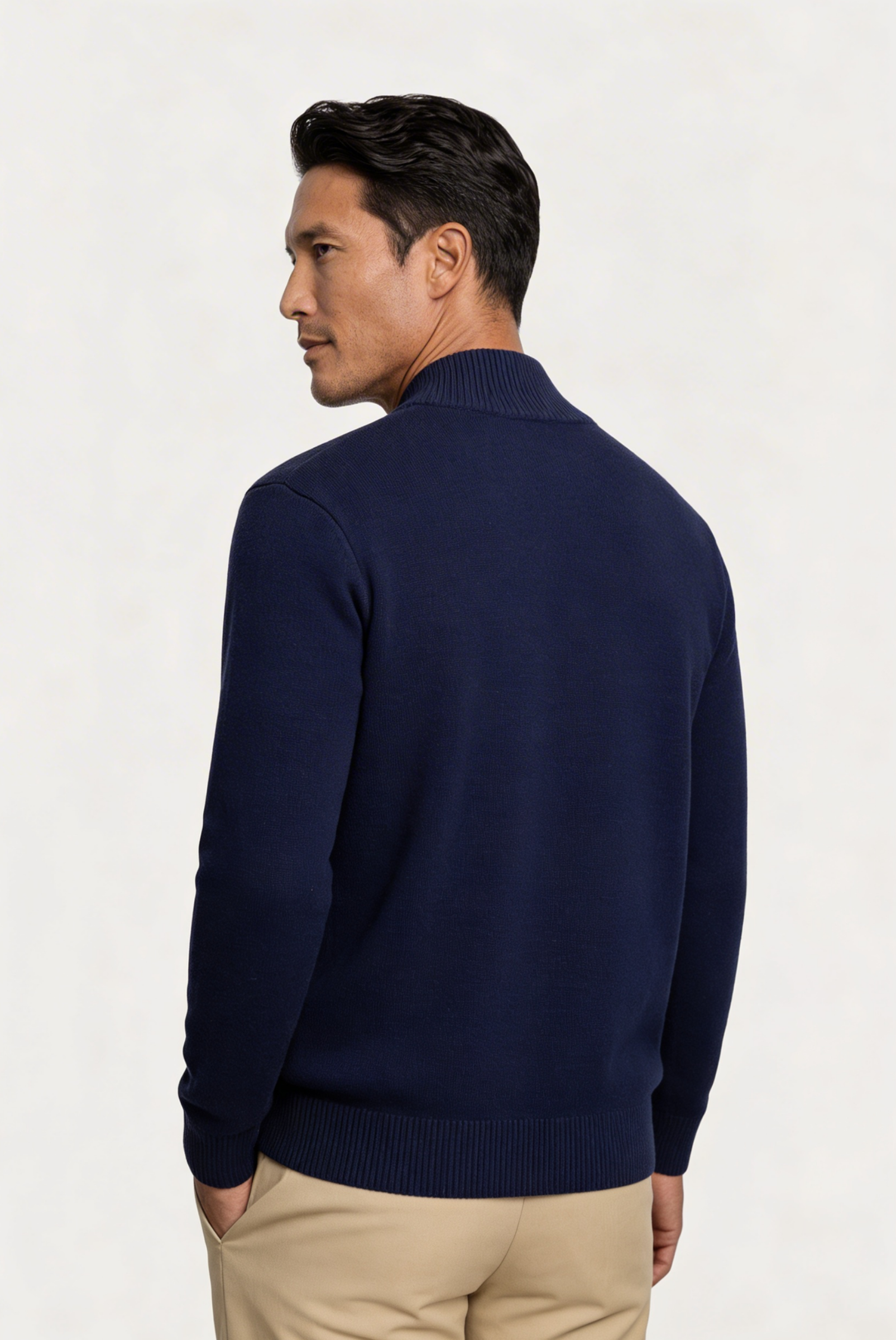 Navy Blue Cashmere Jumper