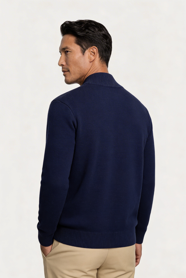 Navy Blue Cashmere Jumper