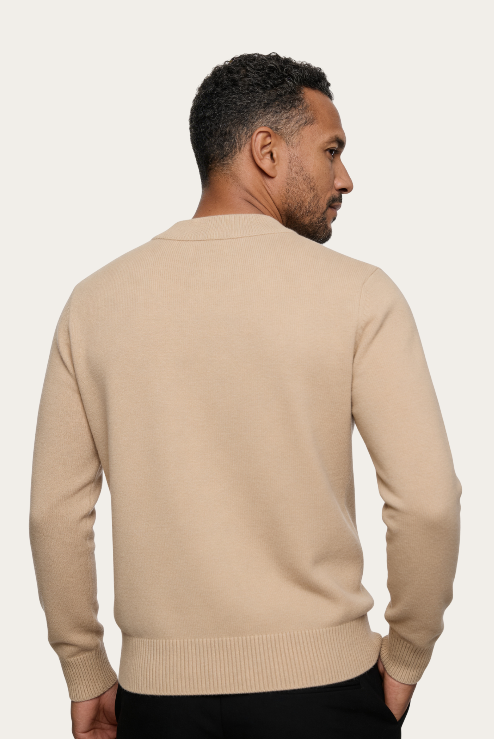 Creme Cashmere Crewneck