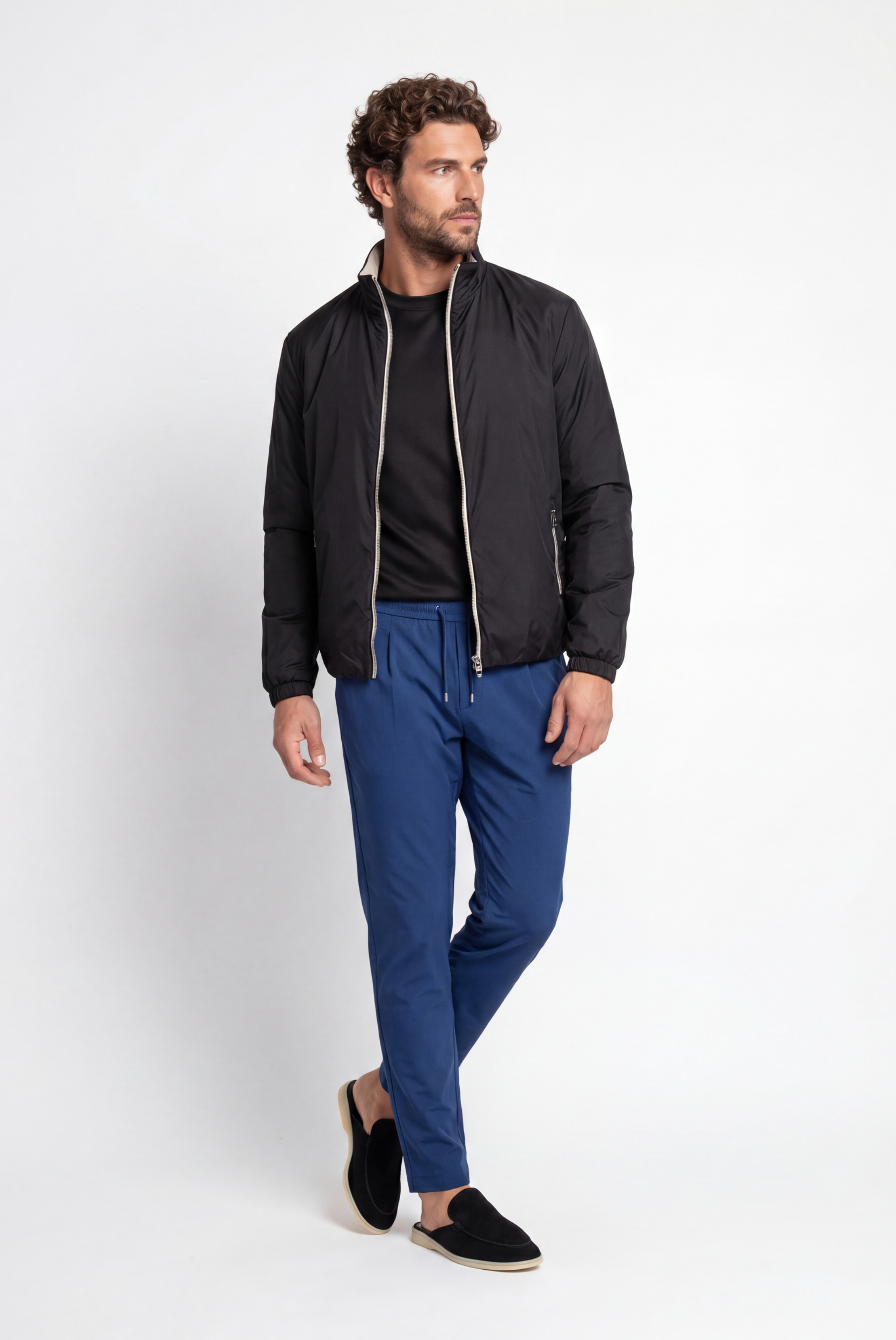 Blue Sarh Pantalon