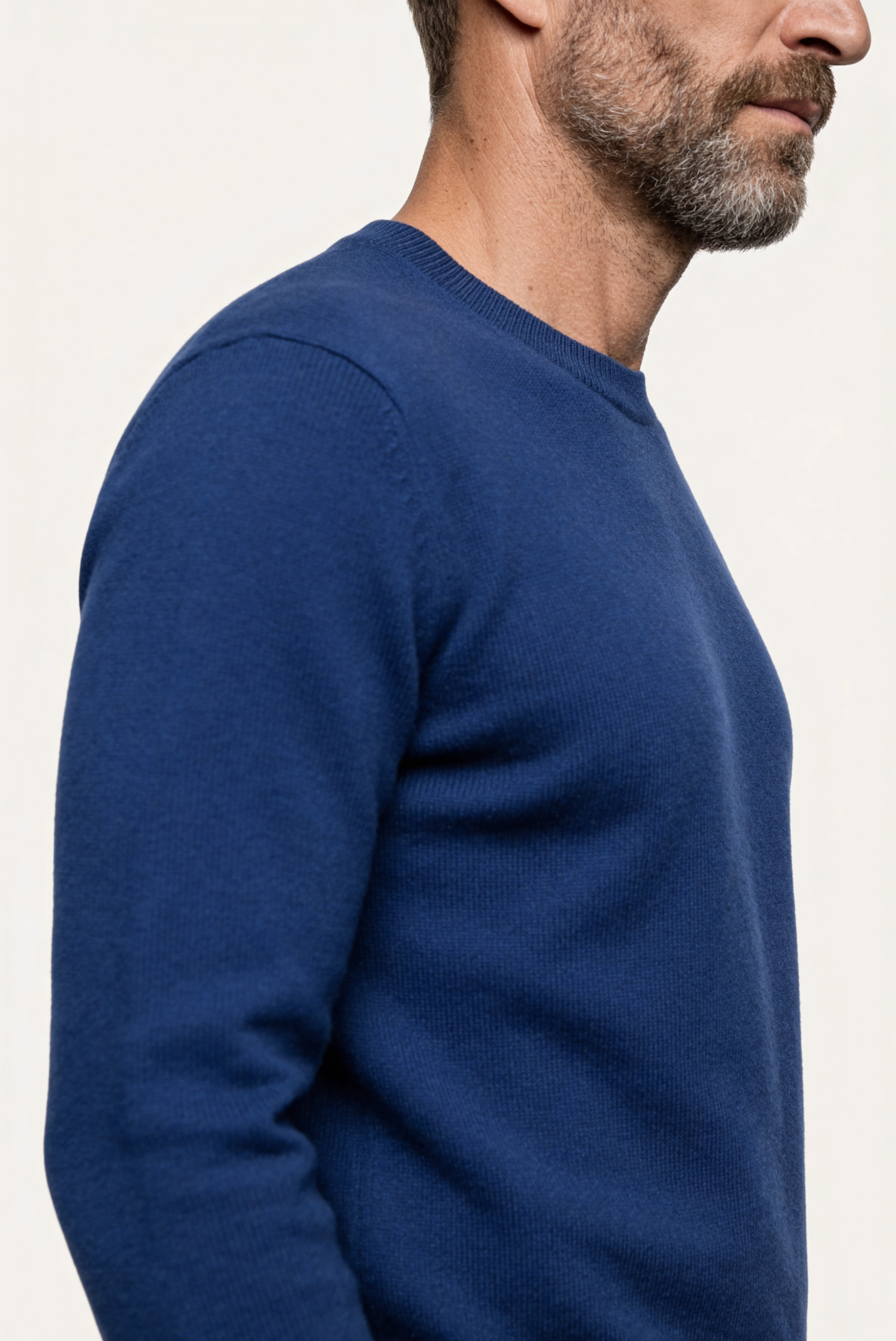 Blue Cashmere Crewneck