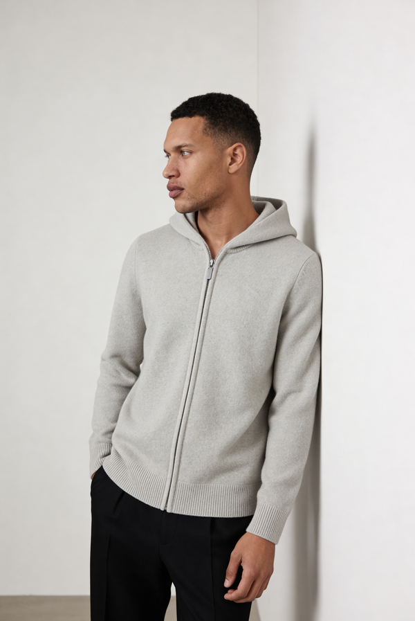 Light Grey Premium Cashmere Vest