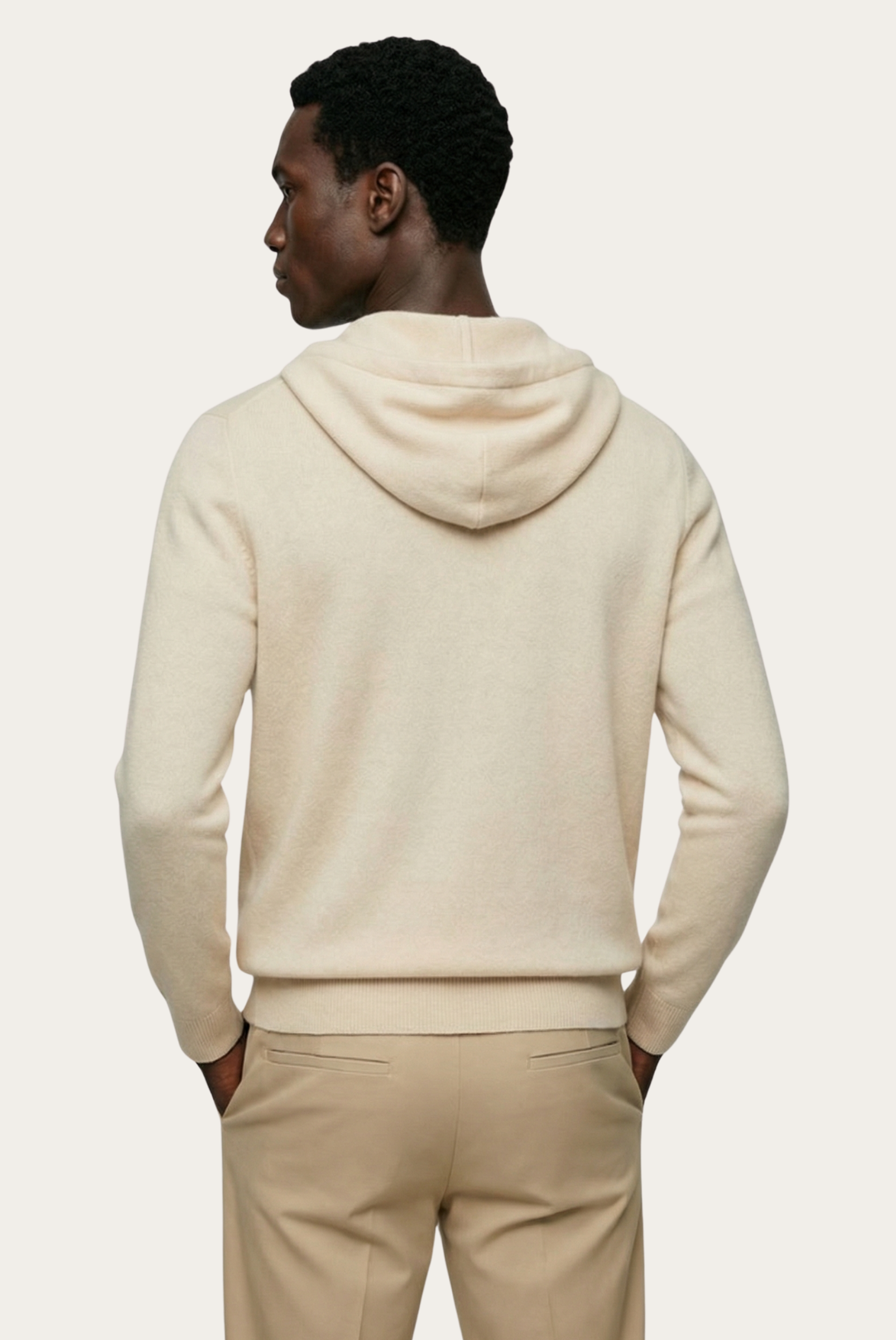 Creme White Premium Cashmere Vest