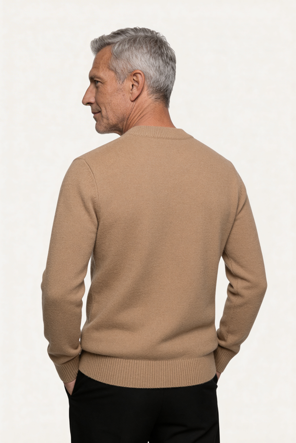 Camel Cashmere Crewneck
