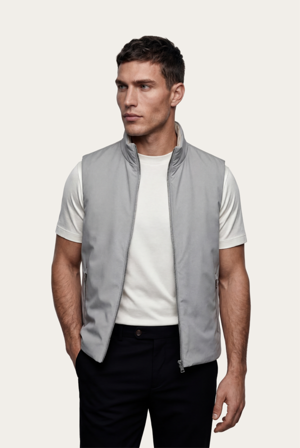 Grey Engineered Gilet