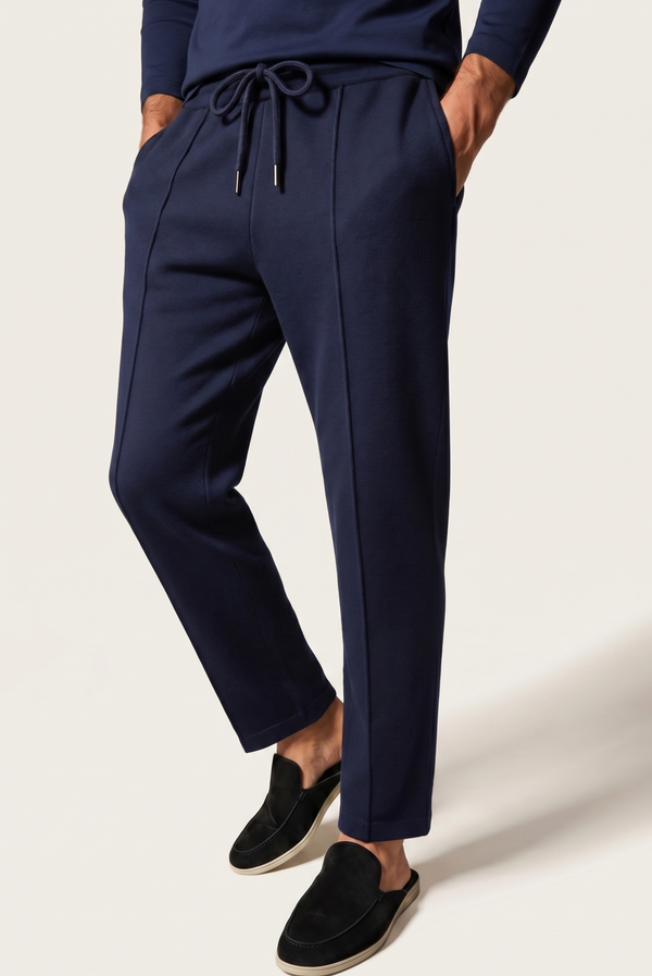 Navy Blue Donati Wool Lounge