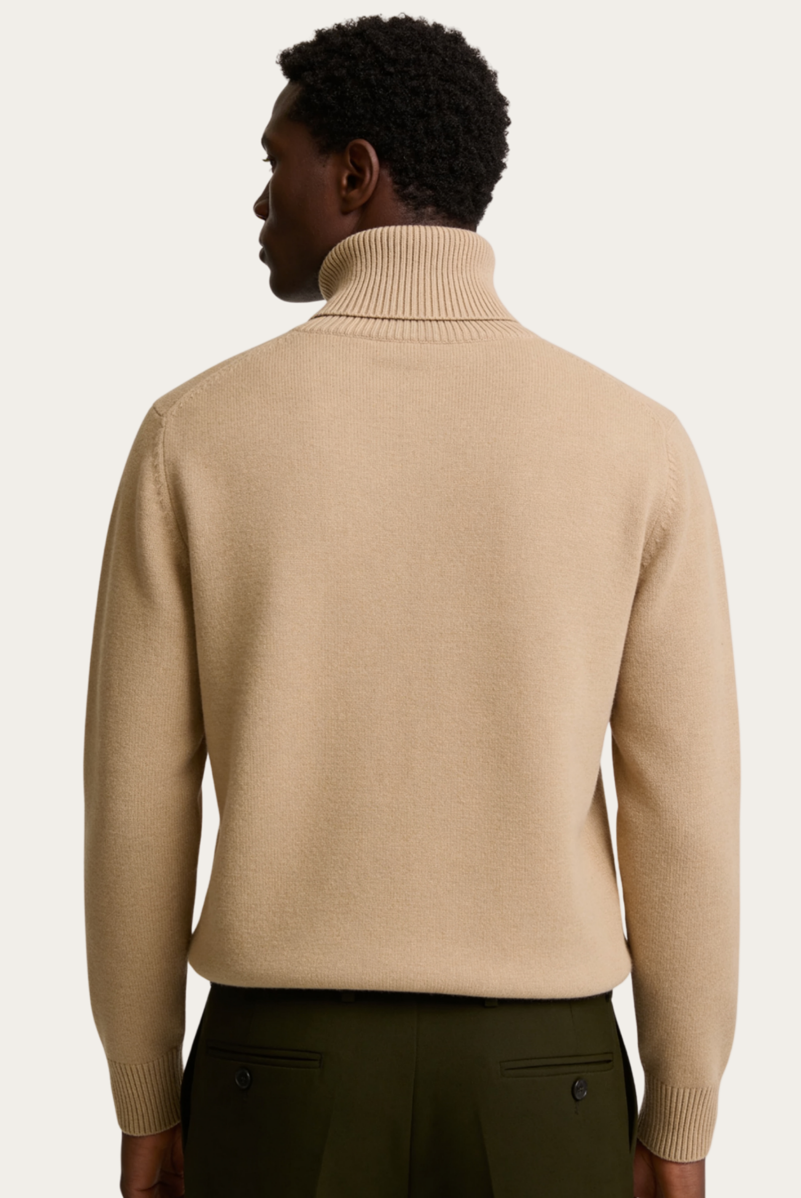 Camel Cashmere Turtleneck