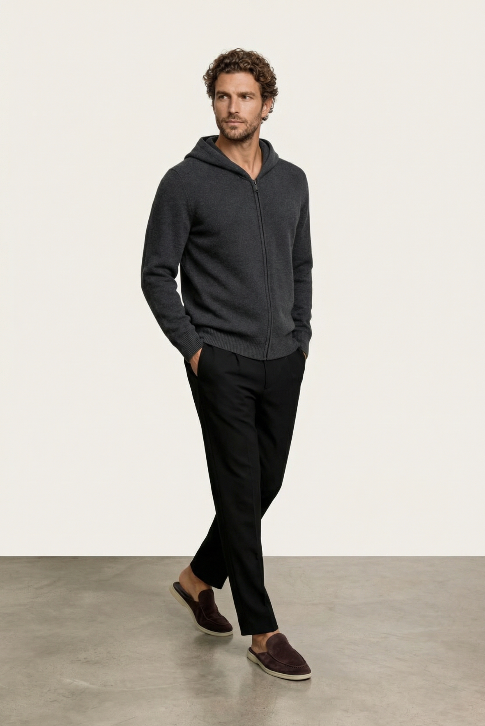Dark Grey Premium Cashmere Vest