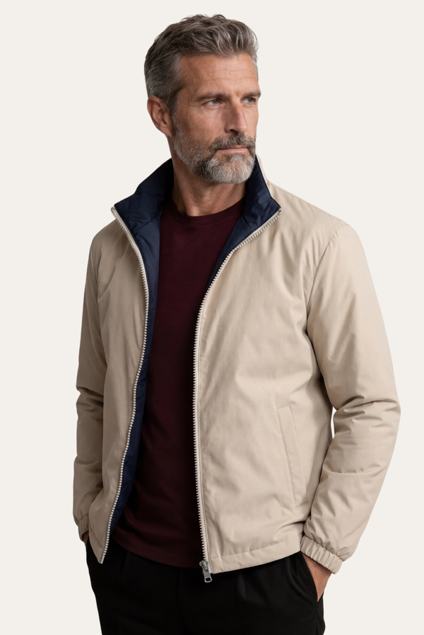 Blue Windbreaker