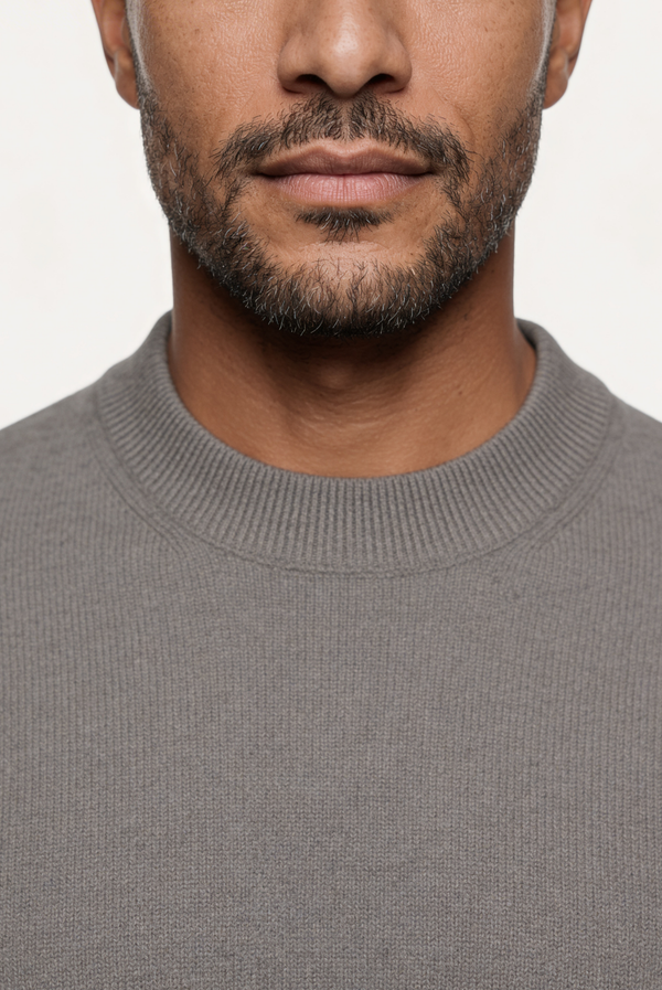 Grey Wool Crewneck
