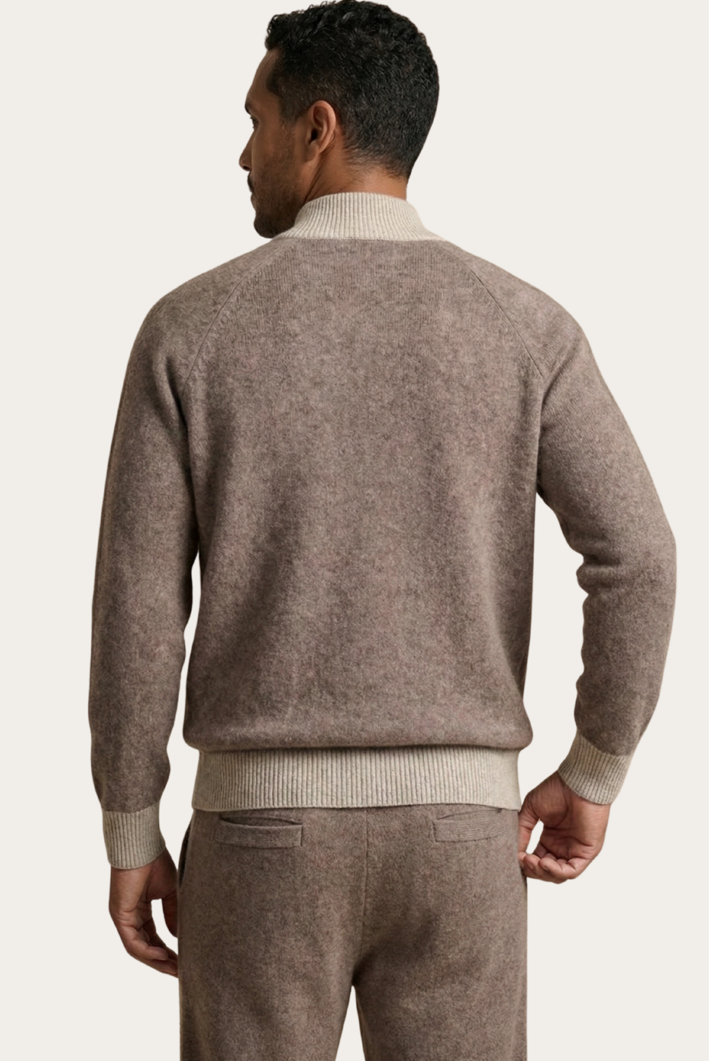 Beige Donati Cashmere Set