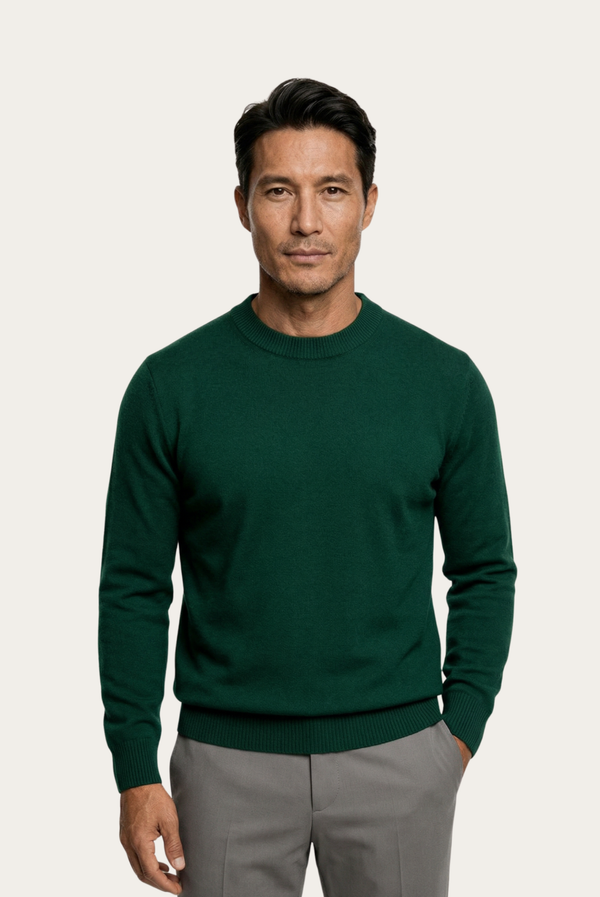 Green Wool Crewneck