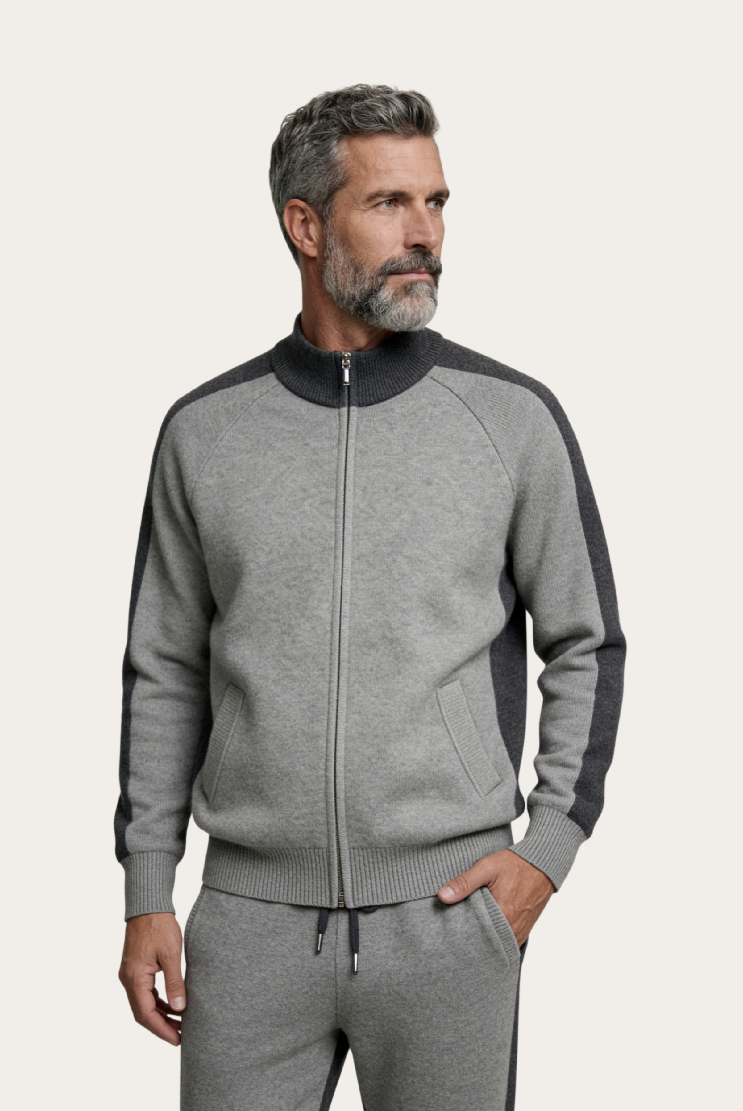Grey Donati Cashmere Set
