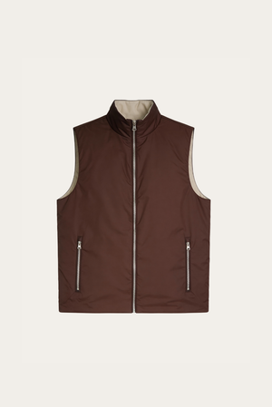 Brown Engineered Gilet