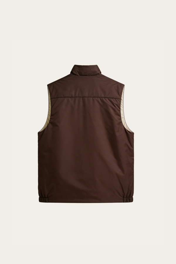Brown Engineered Gilet