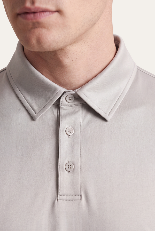 Polo impérial gris-beige